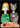 Human and cat in company poster