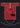 Red basketball court poster