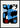 Geometric Pattern in Blue Poster
