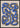 Intertwined Blue And Ochre Lines Poster