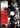 Bold Red Stripes and Black White Circle Poster