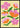Playful Pink in sunny yellow poster