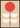 Red Geometric Flower Poster