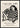 Galleri Noir Striped Contemplation poster