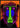 Mandrill in colour poster