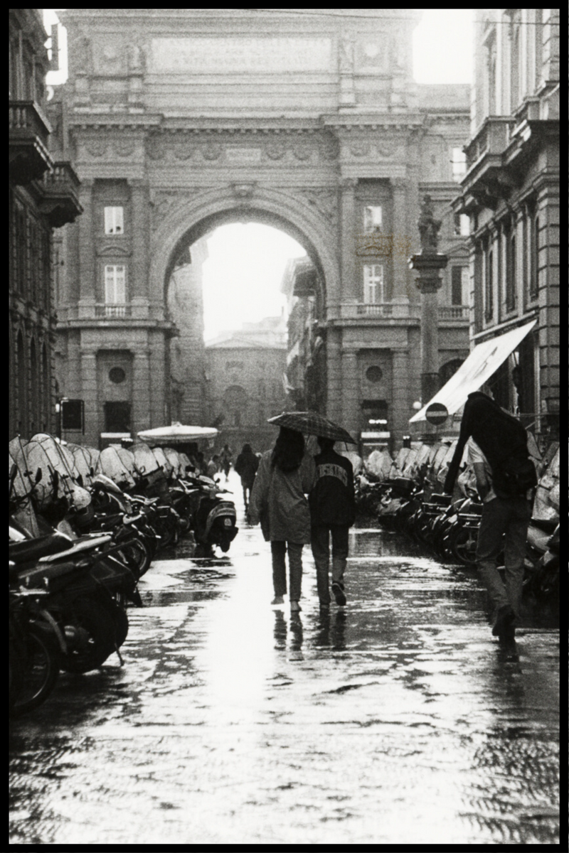 Regn i staden poster