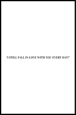 I still fall in love poster