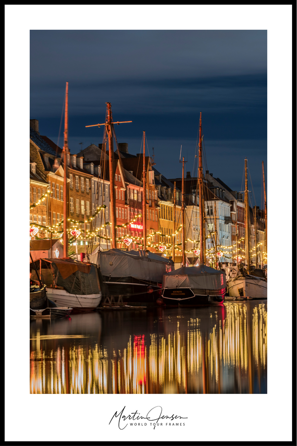 Martin Jensen world tour poster // Nyhavn by Night