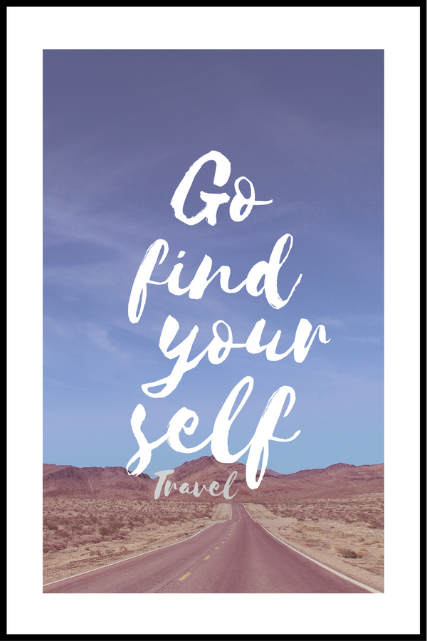 Go find your self poster