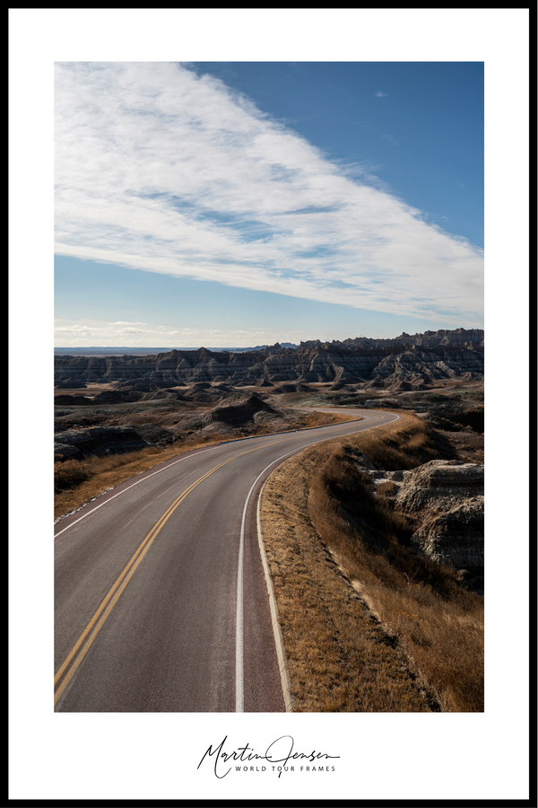 Martin Jensen world tour poster // Badlands National Park