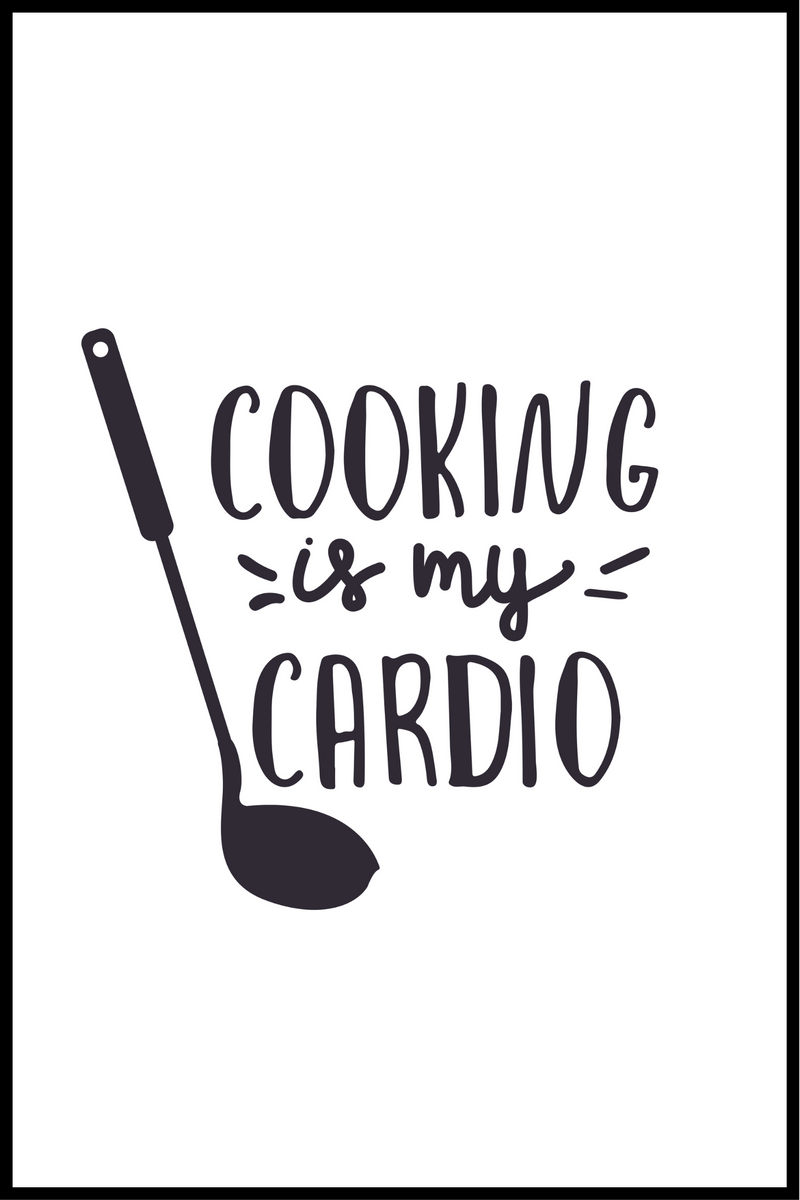 Cooking cardio poster