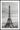 svart och vit eiffel affisch